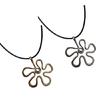 Flower Necklaces Alloy Material Flower Pendant Necklaces Jewelry Birthday Gifts