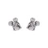 Fashion Simple Cartoon Mickey Mouse Hollow Small Stud Earrings For Women
