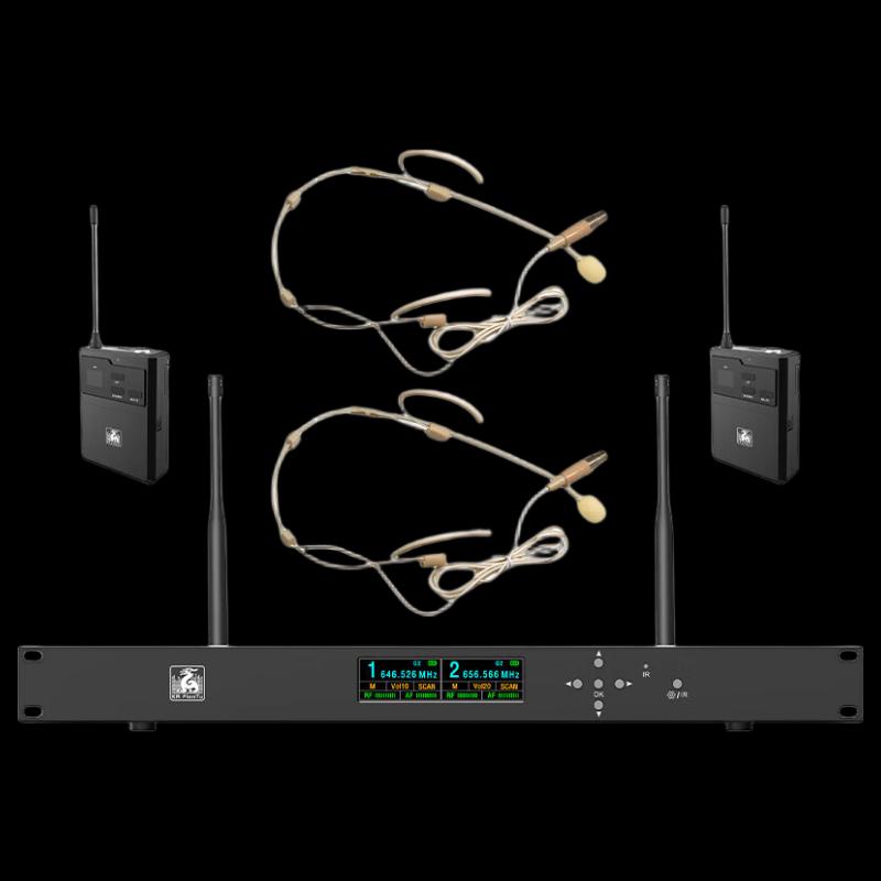 FionTu Dual Wireless Headset Conference Microphone System (CN Version)