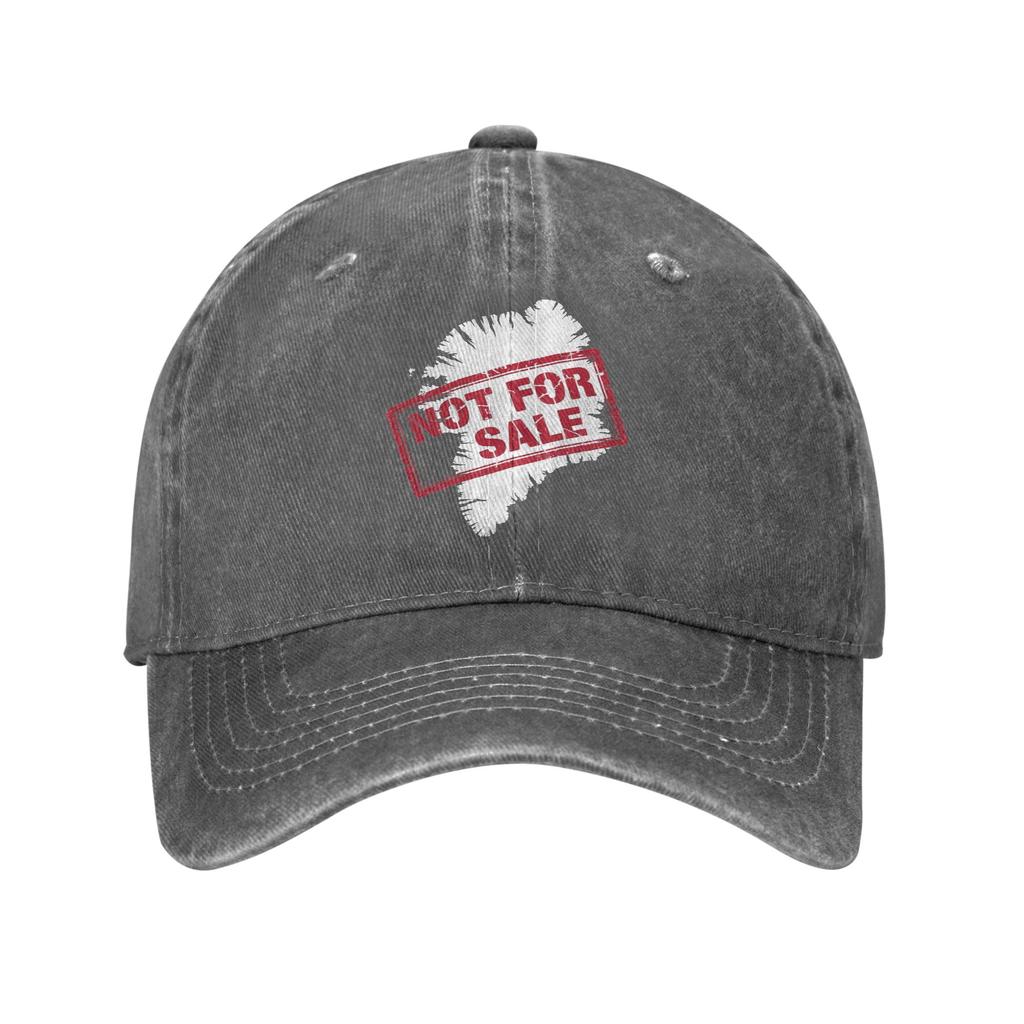 Greenland Is Not For Sale  Printed Cap for Men Women Cotton  Trucker Hat Daily Headwear Baseball Cap Adjustable