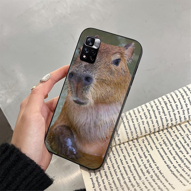 

Чехол для телефона «Капибара» для Xiaomi Redmi note 13 12 Pro 11S 11 10 Pro 10S 12S Redmi 10 9C 13C Redmi Note 13 Pro 5G