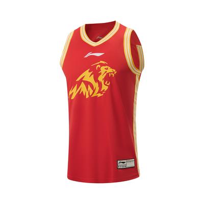 Li Ning Professional Basketball Series Simple Versatile Breathable Sleeveless Basketball Jersey Men Tops AAYV549-1