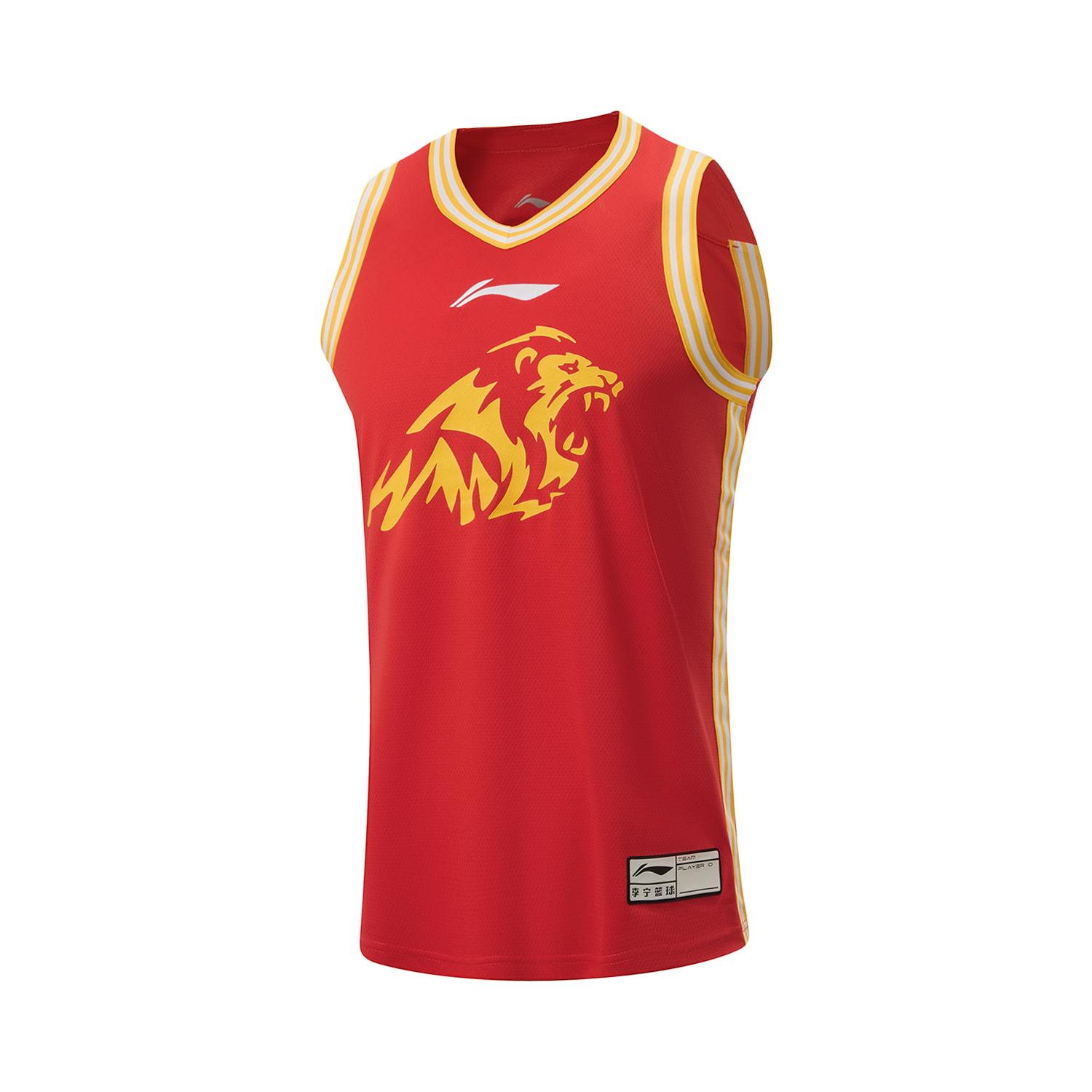 

Li Ning Professional Basketball Series Simple Versatile Breathable Sleeveless Basketball Jersey Men tops AAYV549-1 4XL