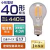 LED Filament Mini Krypton 40W Warm White Energy-Saving Bulb, Bulb, E17, Equivalent, 440lm, (LDA4L-G-E17-FC)