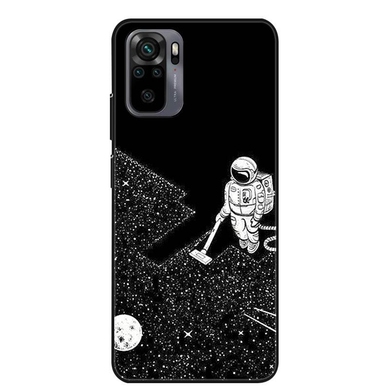 For Xiaomi Redmi Note 10s Case Shockproof Silicone Cartoon Soft Cover for Redmi Note 10 Pro Phone Cases Note10 4G 10T 5G 10 S