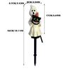 Halloween Ghost Lights Outdoor Solar Pumpkin Lamp With Stakes Halloween Decor Outdoor Lawn Walkway Pathway Lighting Decoration