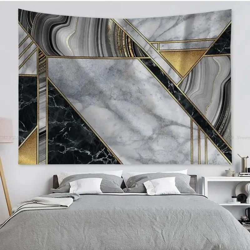 Geometric Pattern Colorful Tapestry Office Living Room Tapestry Home Wall Decoration Tapestry