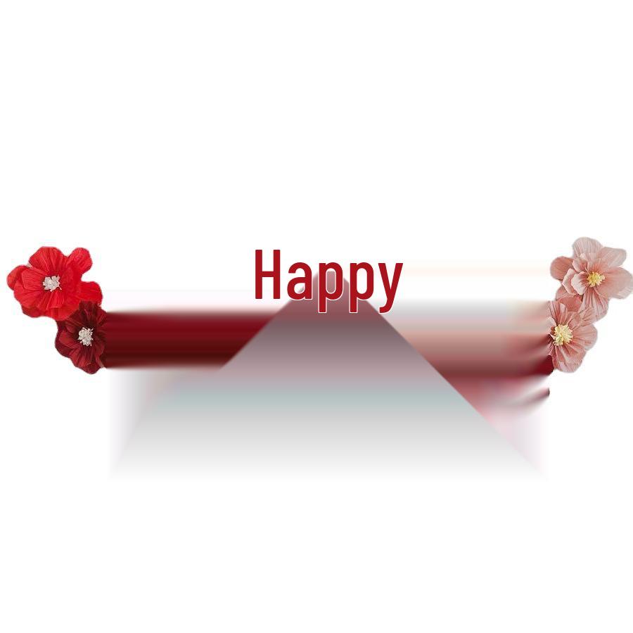 3D Paper Flower Wedding Decoration Set - Bedroom & Living Room Décor with Double Happiness Stickers