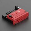 Model Modification Jig VariousSized Holes Round Rod Guide Block Aluminum Alloy Precision Hole