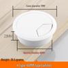 Round Plastic Cable Grommet Hole Cover for Office Desk - Sizes 50/60/65/80 Mm