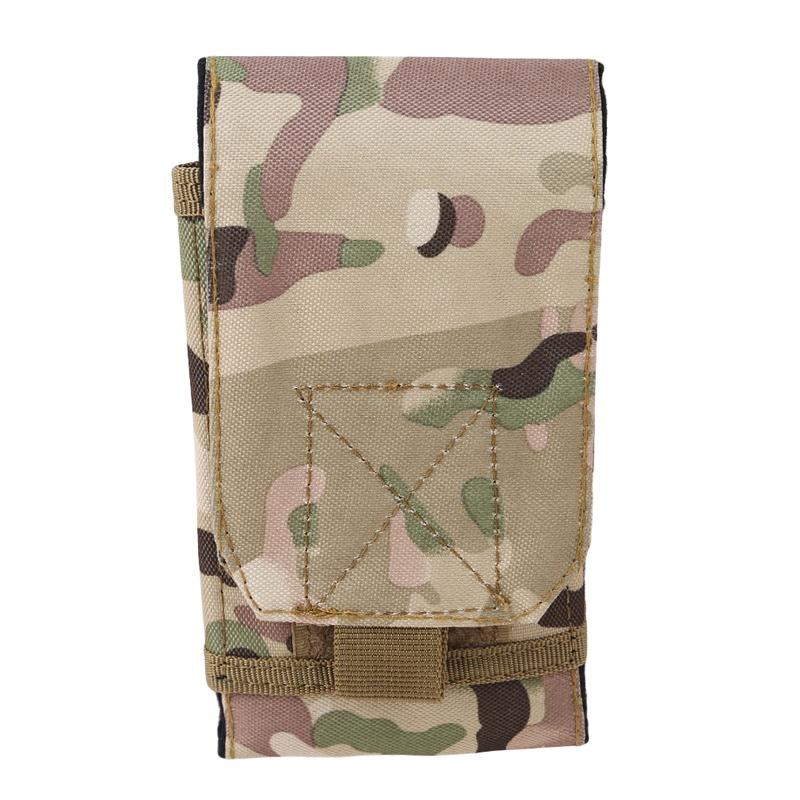 Multifunctional Outdoor Camping Hiking Tactical Phone Bag Men Camouflage Hook Loop Belt Bag Sports Mobile Waist Bag
