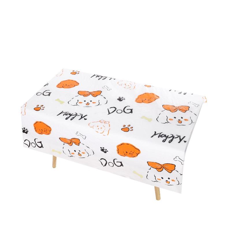 Happy Birthday Tablecloth Balloon Printed Disposable Waterproof Tablecloth Kindergarten Party Decora Birthday Theme Decoration Rectangular Tablecloths