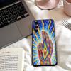 A-Alex Grey Trippy Phone Case For Samsung S25,24,23,22,30,21,10,9,Ultra,Plus,Lite,FE,4,5 G Soft Black Case