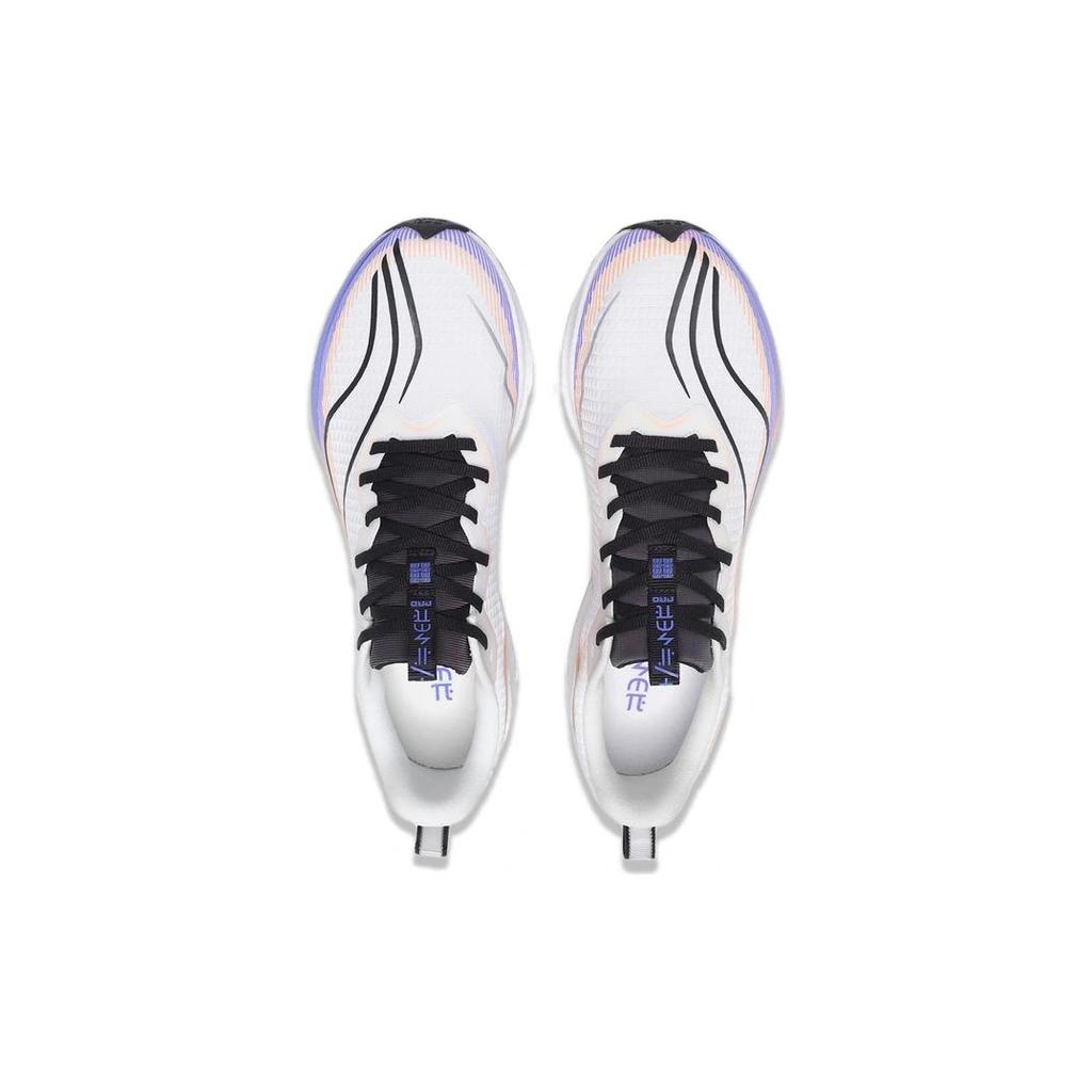 New LiNing Red Hare 6 Pro Cushioning Wear Resistant Low Top Sprint Long Distance Running Training Running Shoes Men's White ARMT043-1