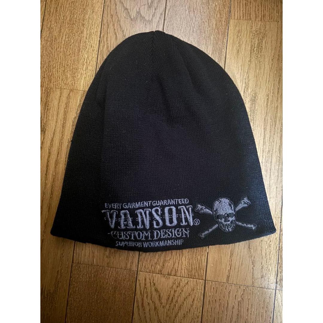 Used vanson vanson knit cap watch cap skull