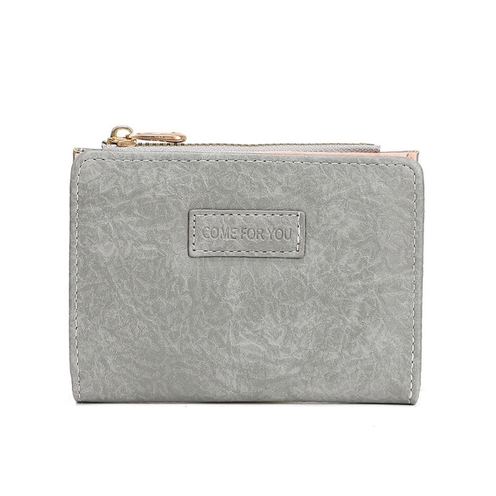 Vintage PU Leather Money Coin Purse Multifunctional 6 Colors Mini Money Bag Zipper Credit Card Holoder Women Men