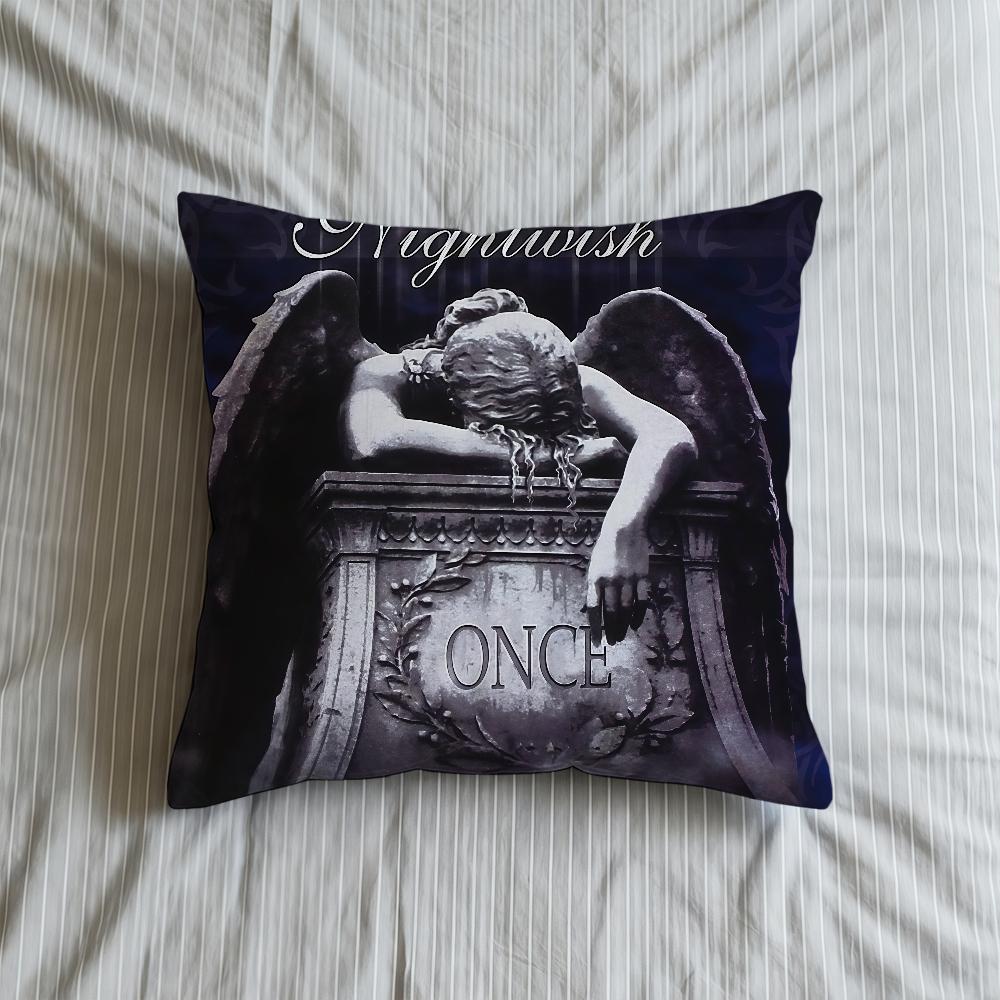 Cushion Cover Square Decorative Throw Pillow Nightwish Case Sofa Bed Car Living ALBUM Room Band Birthday Anniversary Gifts