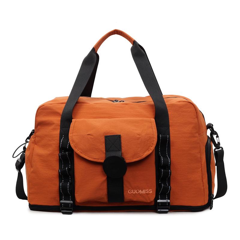 Lightweight delivery storage bag, tote bag, large capacity short-distance business trip travel bag, women's dry and wet separation fitness luggage