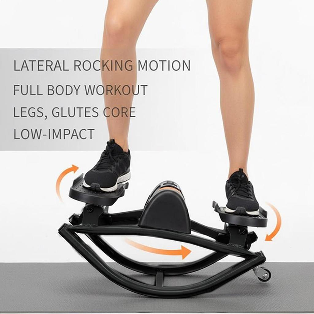 Rock Stepper Machine Workout Exercise Practice Fitness Equipment Portable Silent Lateral Stepper Machine For Home Gym Legs Abs