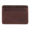 Cow Leather Men's Card Bag Coin Purse Slim Credit Card Holder Wallet For Men and Women ID Card Pocket