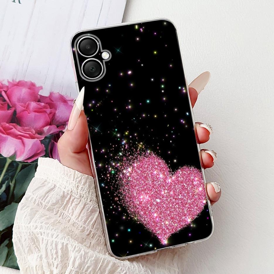 For Samsung Galaxy A06 Case A04 A04e A05 Lucky Koi Fashion Painted Cover Soft Silicone Case For Samsung A06 A 04 Galaxy A05 Bags