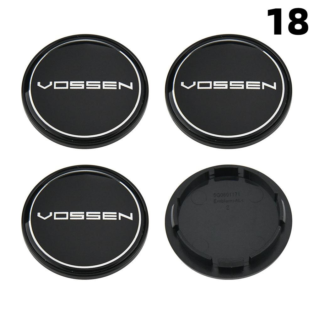 

4PCS OD 65MM / ID 56MM Rim Caps OZ VOSSEN Emblem Wheel Center Cap Wheel Cover Hub caps Sport Car Logo Tire Accessories Volkswagen