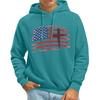 Men's Raglan Long Sleeve Hooded Sweatshirt
