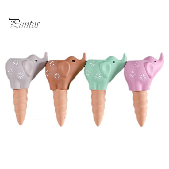 

4 шт. Самополивающиеся шипы в форме слона, терракотовые шары для полива растений, вставной горшок для полива растений для использования в помещении и на открытом воздухе 4pcs