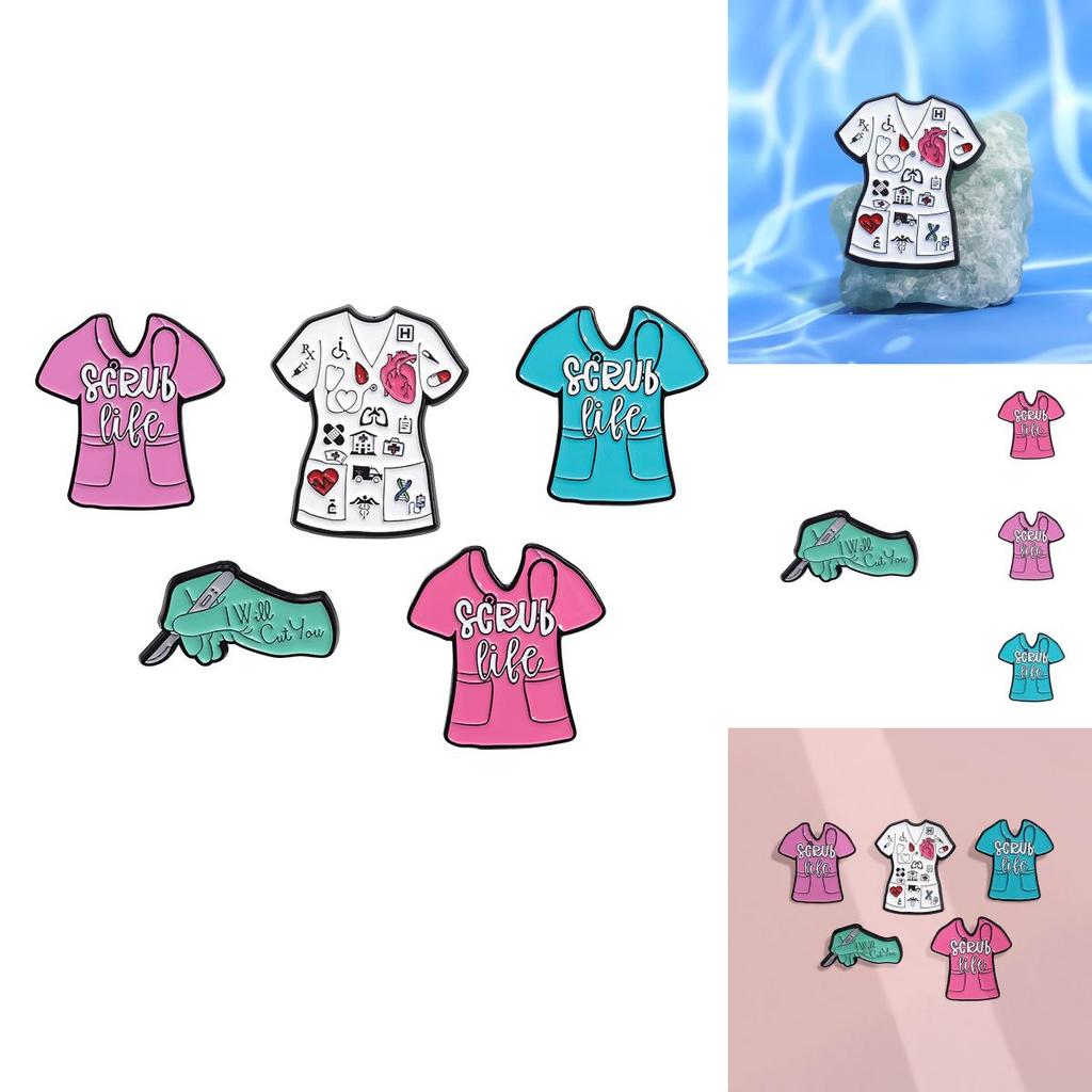 Eye-catching Cartoon Character Brooches In Alloy For Nurses And Medical Professionals