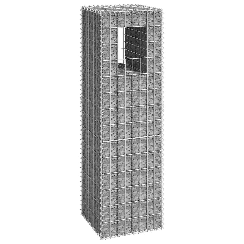 Gabion Column 40x40x140 Cm Iron