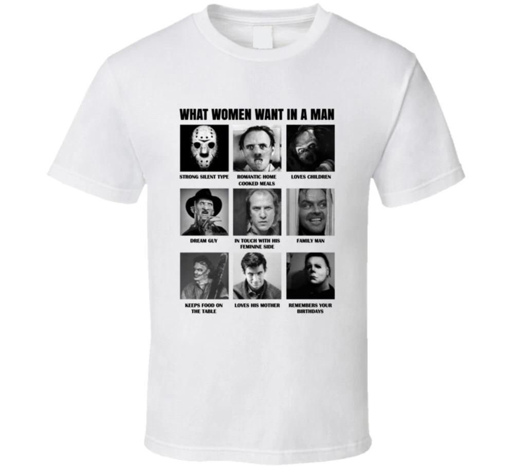 What Unisex Want In A Unisex Funny Movie Serial Killer T Shirt