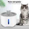 2021 New 2.6L Cat Drinking Fountain Electric Water Dispenser Circulating Filtration   Feeder Bowl for Pets Cats