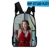 Harajuku Youthful  Bella Thorne Student School Bags Notebook Backpacks 3D Printed Oxford Waterproof Boys/Girls Travel Bags