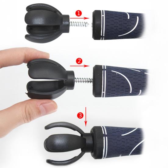 Golf Accessories 3 4-Prong Design Ball Picker Plastic 1 Pc