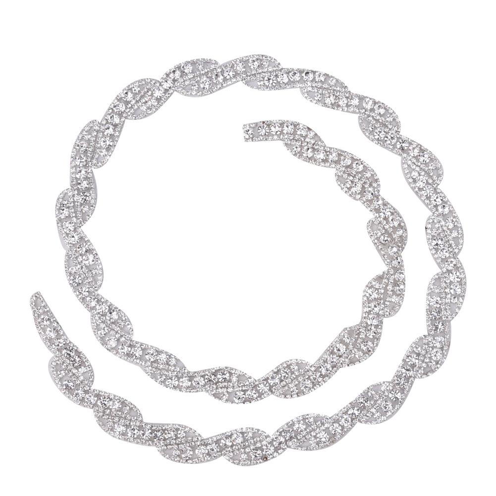 

1 Двор (90см) Хрустальная стеклянная стразовая цепочка отделка DIY одежда шитье рукоделие украшение