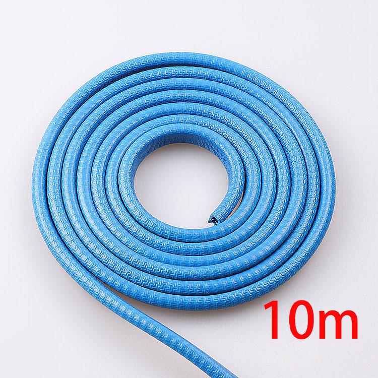 Car Door Protector Edge Scratch Strip Guard Trim Automobile Door Anti Collision Protection With Steel U Shape Edge Rubber Seal Interior Mirrors 6