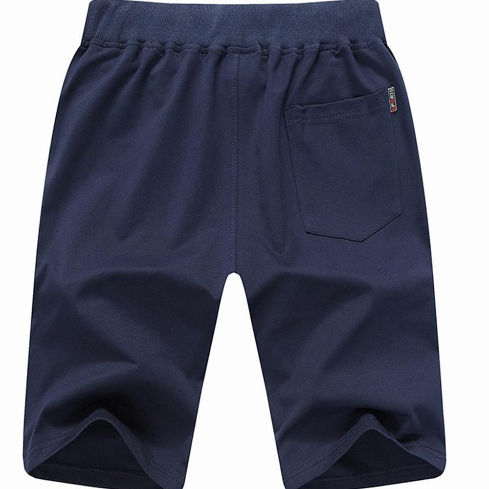 Mannen Running Sport Shorts Casual Zomer Taille Elasticiteit Effen Kleur Shorts Heren Plus Size Bodems