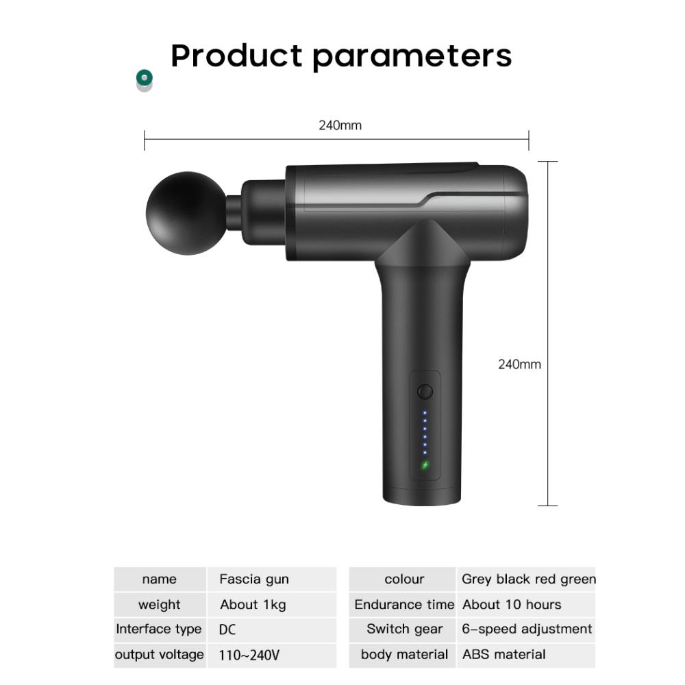 Booster Muscle Massage Gun Electric Neck Fascial Gun For Body Massager Relaxation Fitness Pain Relief Antistress