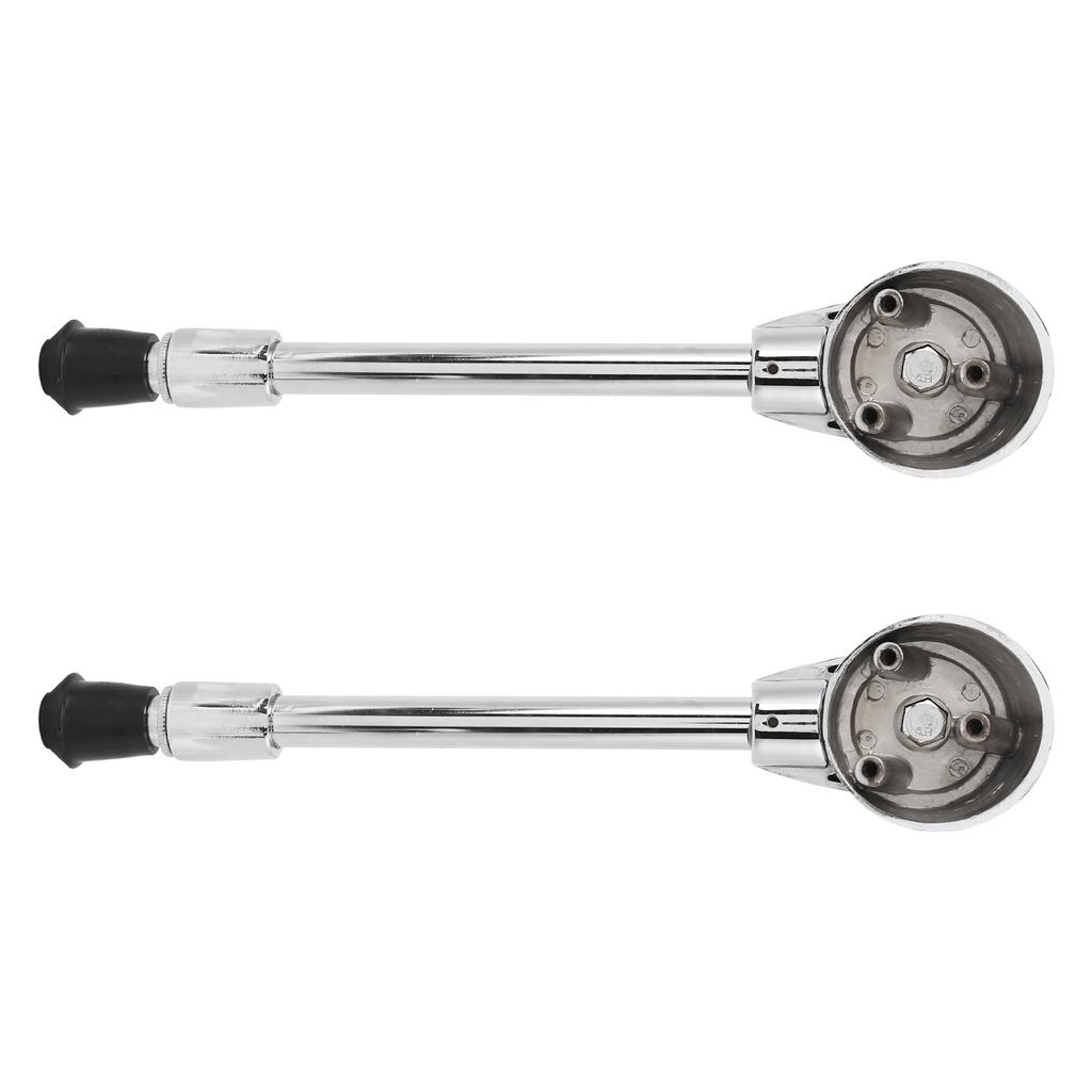 Pair Bass Drum Leg with Fixed Bracket Anti‑Rust Stable for Percussion Instrument