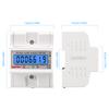 3 Phase 4 Wires Electric Energy Meter 50/60HZ Energy Meter LCD Backlight Power Consumption Monitor AC 3*230/400V for Home Office