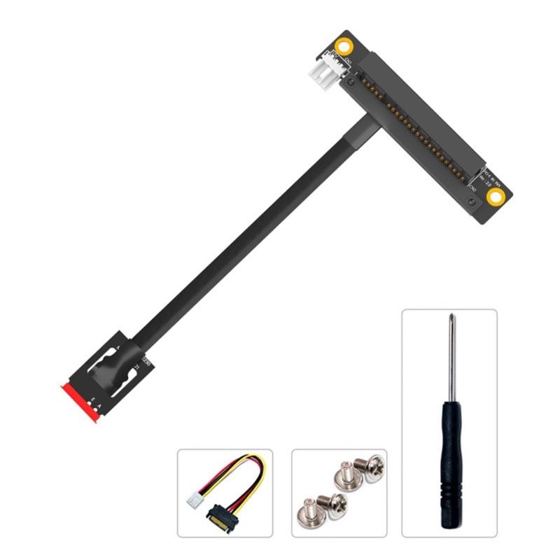 

Високошвидкісний M.2 NGFF AE Key на PCIExpress 1X 4X 8X 16X Райзерний кабель, Гнучкий кабель-подовжувач