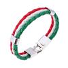 Bracelet en Cuir PU Tressé pour Hommes Femmes
