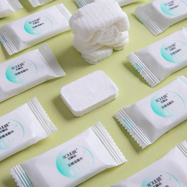 Single Packed Compressed Towels, Thickened and Portable for Travel and Hotel Use