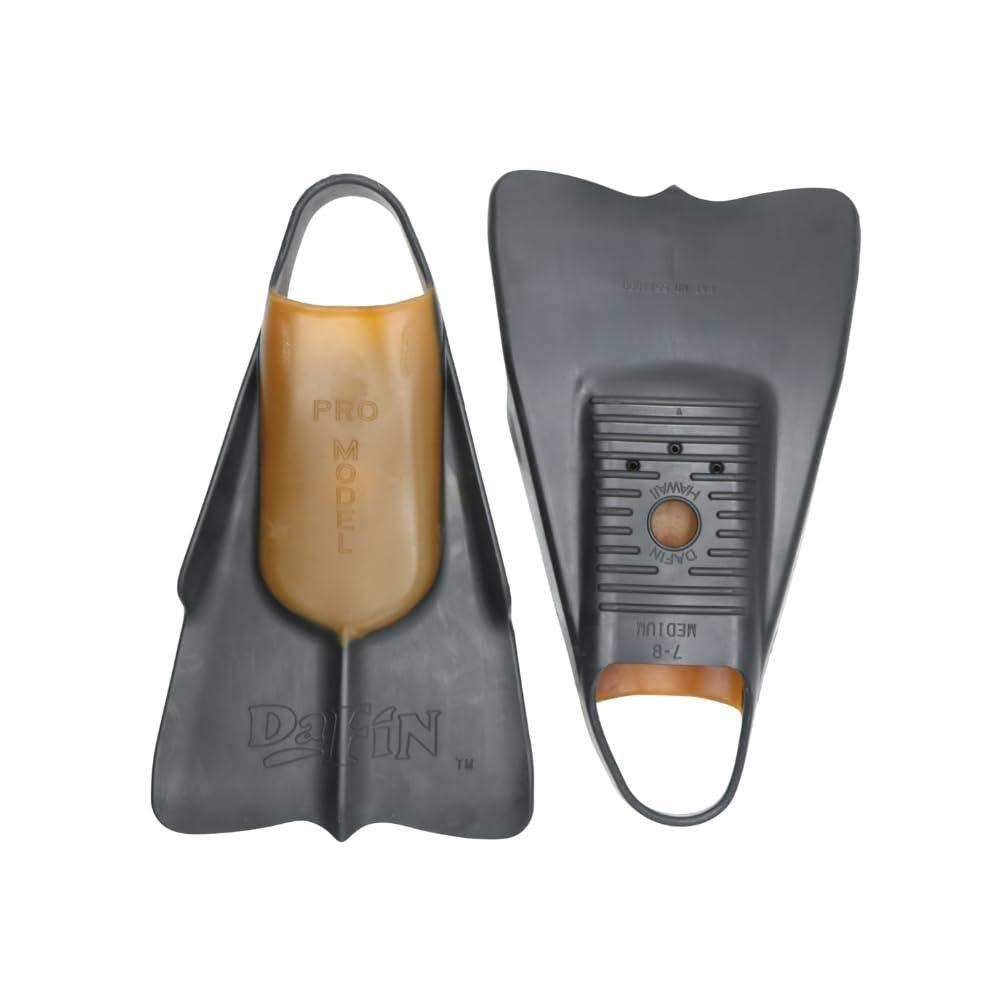 DaFiN Professional Swim Fins, Amber/Black Sand
