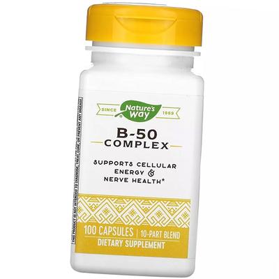 Vitamíny skupiny B, B-50 Complex, 100 kapslí (36344131)
