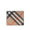 Burberry Tall Check Unisex Card Wallet 8095047