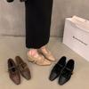 French Low-heeled Plush Shoes Mary Jane Single Shoes Women's Shoes 2025 New Autumn and Winter Warm Cotton Shoes Evening