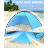 Cort de camping complet automat Cort pop-up instantaneu în aer liber, portabil mare, ultraușor, corturi de petrecere în familie, rezistente la vânt, rezistente la apă