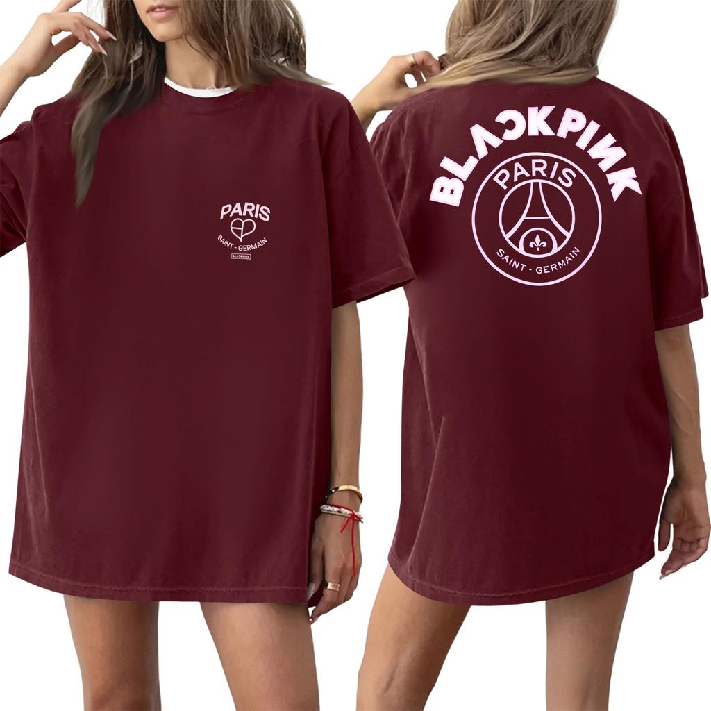 Women's Round Neck Printed Short-sleeved T-shirt Top