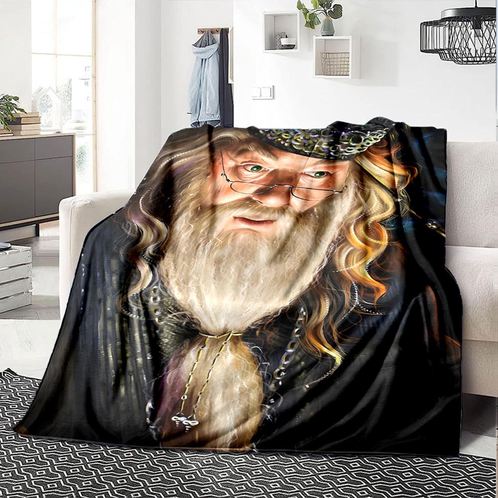 1pc Hogwarts9 Blanket, Gift, for Men and Women, Soft Blanket, Good for Sofa Bed Couch Travel, Lightweight Flannel Blanket